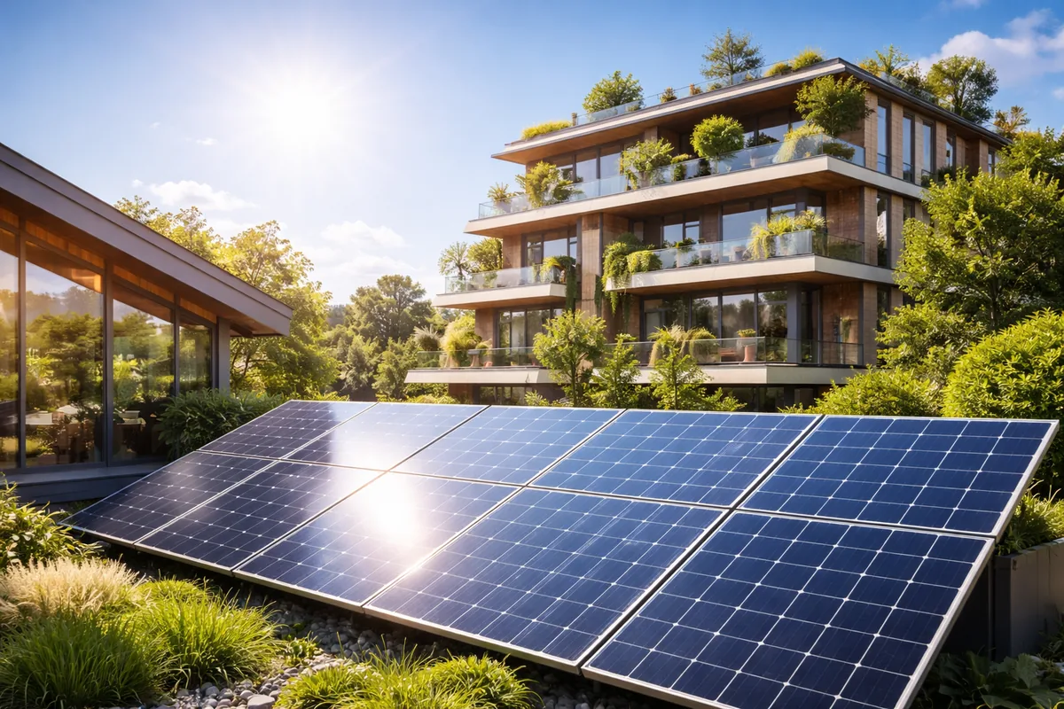 Les synergies entre énergie solaire et immobilier durable