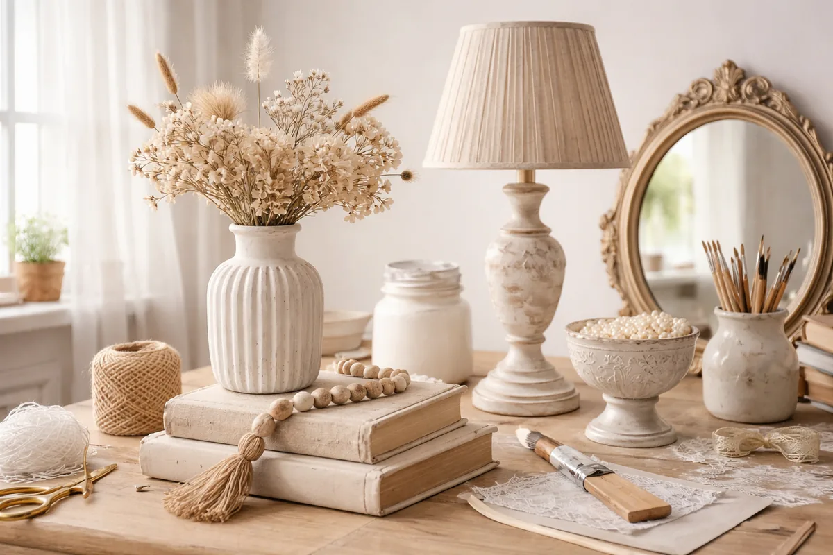 Comment créer des objets déco vintage chic avec du DIY