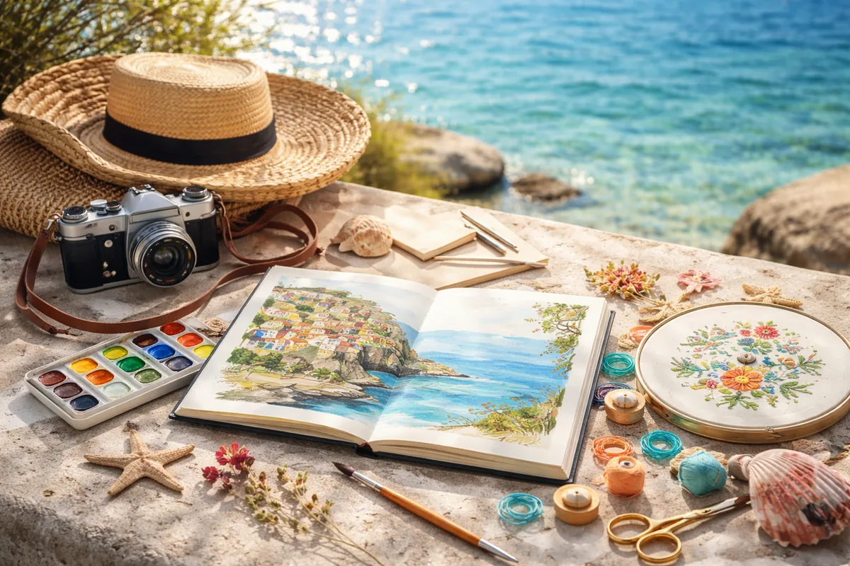 Comment combiner voyages et loisirs créatifs pour des vacances originales